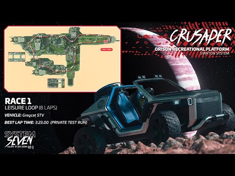 System 7 Race 1 - CRUSADER Leisure Loop #starcitizen