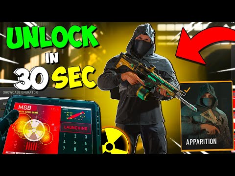 How to UNLOCK the ☢️NUKE SKIN☢️ in just 30 SECONDS!!! (100% Nuke Completion MW2 GLITCH!) SEASON 3!
