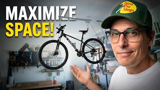Ceiling Bike Mounts up 75 pounds | Heavy Duty Garage Ceiling Storage Solution