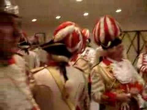 Prinzengarde vor dem Auftritt