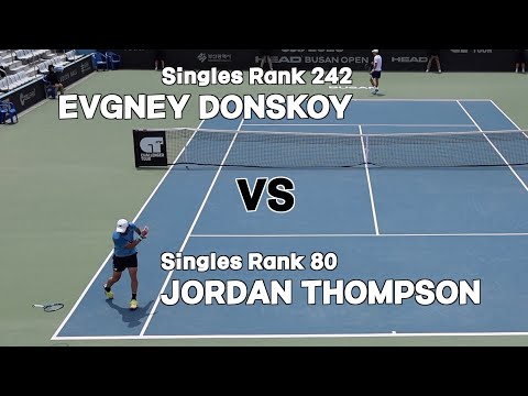 테니스  ATP 부산오픈 챌린저 'Jordan Thompson(80) VS Evgeny Donskoy(242)' ATP Challenger 2023 Busan Open 5.11.