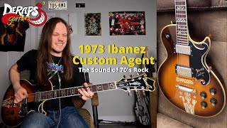 Video thumbnail for Deraps' Guitars Ep.1 - 1973 Ibanez Custom Agent by Deraps