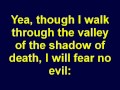 Psalm 23 - The Lord Is My Shepherd - Holy Bible - Christian Scripture Video - KJV