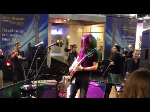 Alex Skolnick Plays AmpKit Metal at NAMM 2012, Part 1