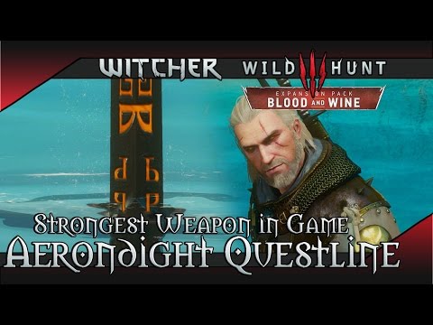 Witcher 3 Blood and Wine - Aerondight Questline - Best Silver Sword in Game