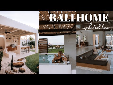 OUR DREAM BALI VILLA revamped tour! You can now rent!!