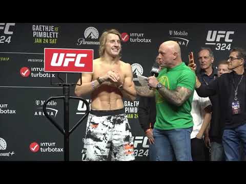 Gaethje vs  Pimblett - UFC 234 Weigh-In Final Face-Off