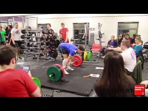 TITANIUM POWERLIFTING COMPETITION   DEAD LIFT   UNDER 90KG CATERGORY   JOSH 175,185,200KG