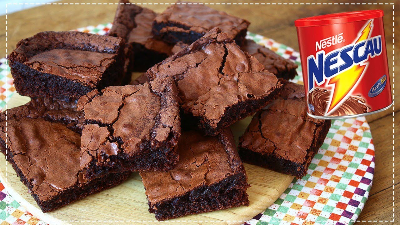 O MELHOR BROWNIE DE NESCAU DO MUNDO