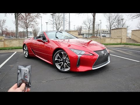 2021 Lexus LC 500 Convertible: Start Up, Exhaust, Test Drive and Review