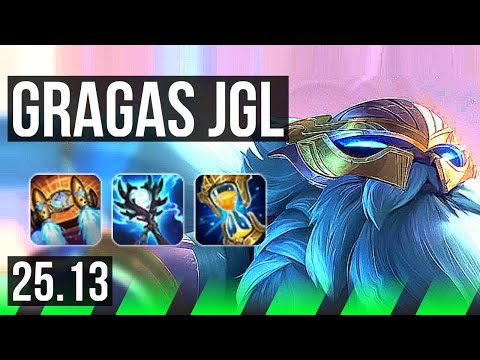 GRAGAS vs GRAVES (JGL) | Penta, Godlike | KR Master | 25.13