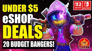 eSHOP SALE ALERT! TOP 20 UNDER $5 Nintendo Switch & Switch 2 Games Best Cheap Deals