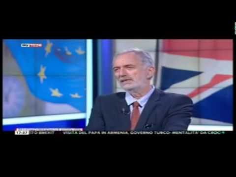 SkyTg24. Brexit, intervista al rettore di Roma Tre, Mario Panizza