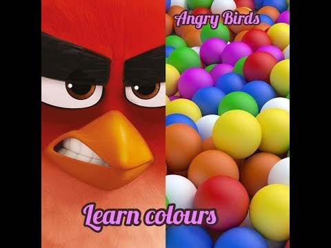 Funny time and learn colours with Angry Birds PoP.Play game