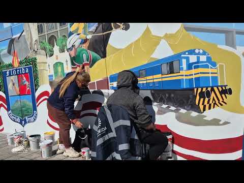 Un nuevo mural recorre la identidad y los atractivos de Florida