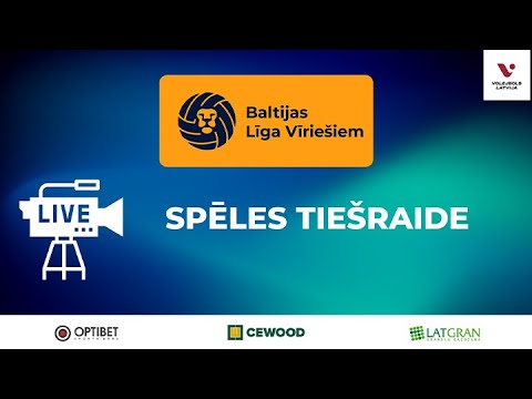 Baltijas līga volejbolā vīriešiem FINAL 4 spēle par 3. vietu: PÄRNU VK - Ezerzeme/DU