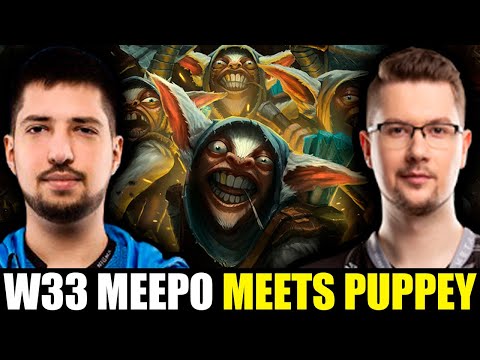 When W33 Signature Meepo meets PUPPEY - Meepo MID Dota 2
