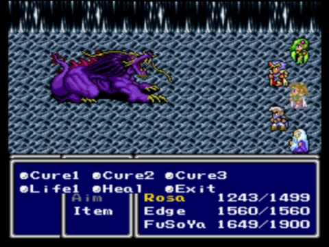 FFIV Walkthrough: Part 54 - Cave of Bahamut 2nd Part