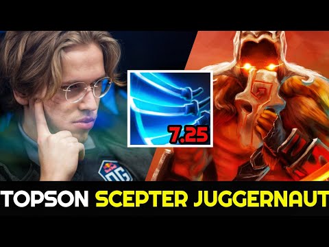 TOPSON Juggernaut - Imba New Skill Scepter Unlimited Slash Crazy Gameplay 7.25 Dota 2