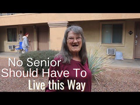 SHOCKING Look Inside Senior Living for the Poor Cheap Motel Apartment Tour