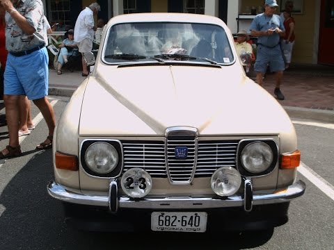 1969 Saab Model 96 Two Door Sedan Great Race Participant Cream The Villages062914