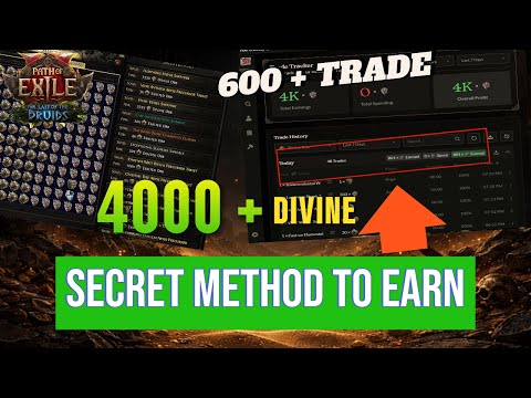 How I Made 4000+ Divine Orbs in 7 Days (POE Trade Secret) #pathofexile  #poe2  #pathofexile2