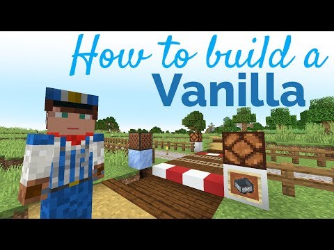 Vanilla Railway Crossing (A "How to build a" Minecraft Tutorial)