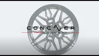 CONCAVER CVR6 hliníkové disky 9x19 (rozteč a ET na zakázku) Platinum Black