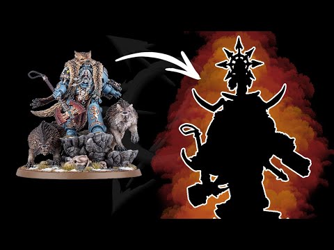 KITBASHING Logan Grimnar into a Chaos Terminator Lord