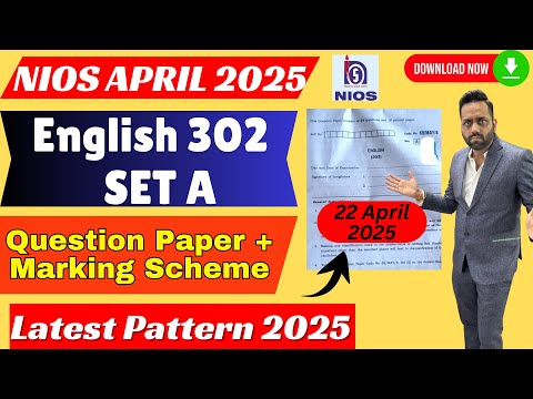 Nios class 10th question paper april 2025 full solved pdf, 1...