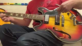 Video thumbnail for 1960’s Univox Coily Hollowbody Electric Guitar Sunburst Finish MIJ Japan by johnnyangel69