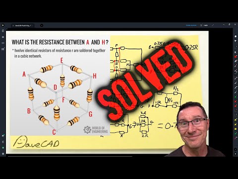 EEVblog 1472 - Resistor Cube Problem SOLVED
