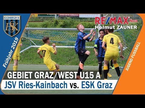 🔴 U15 - 8. Runde Gebiet Graz ⚽️ JSV Ries-Kainbach 🆚 ESK Graz ⚽️ vom 02.06.2019
