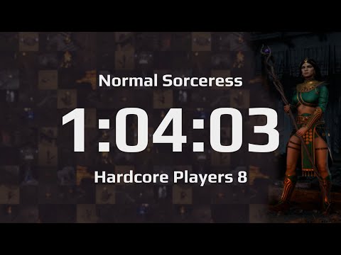 1:04:03 Sorceress - Players 8 Hardcore Normal