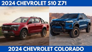 New 2024 Chevrolet S10 Z71 Vs. 2024 Chevrolet Colorado A Sibling Rivalry Comparison