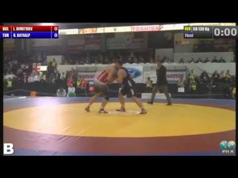 European Wrestling Championships Final GR 130 Kg (BUL) Lyubomir Nikolov DIMITROV (TUR) Riza KAYAALP