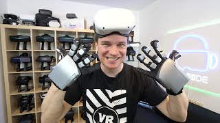 With these gloves I can feel virtual objects!