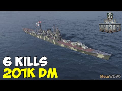 World of WarShips | Tone | 6 KILLS | 201K Damage - Replay Gameplay 4K 60 fps