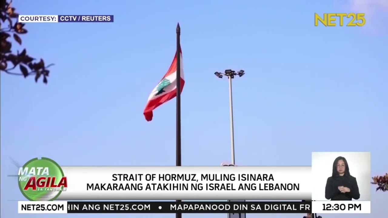 Iran, muling isinara ang Strait of Hormuz