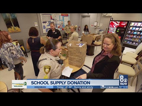 Police make special delivery to Knudson Middle School