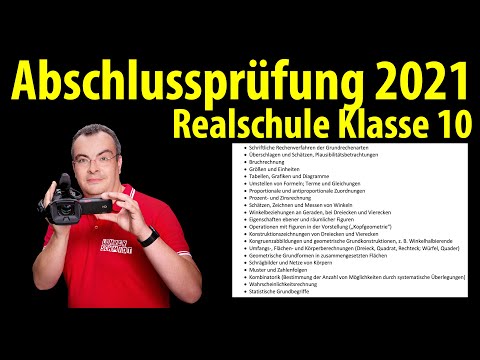 Final exam in mathematics 2021 - secondary school grade 10 - procedure and topics!