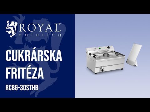 Video - Cukrárska fritéza - 30 l - 9 000 W - studená zóna