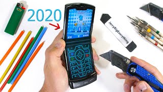 2020 Moto RAZR Durability Test - Will the Folding Icon Survive?