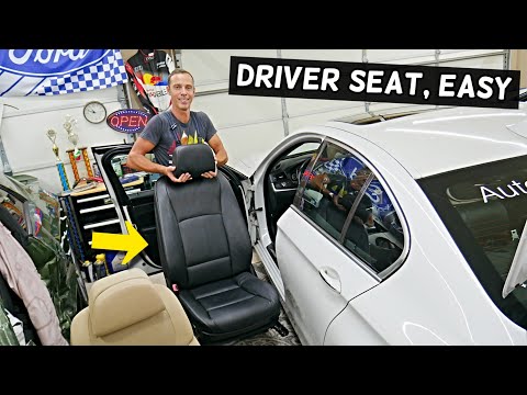 BMW F10 F11 FRONT LEFT DRIVER SEAT REPLACEMENT REMOVAL BMW F10 F11 528i 535i 520i 530i 550i 518d 520