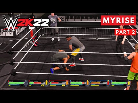 WWE 2K22 MyRise Walkthrough Gameplay Part 2 - Vanny (NXT) (Legend Difficulty)