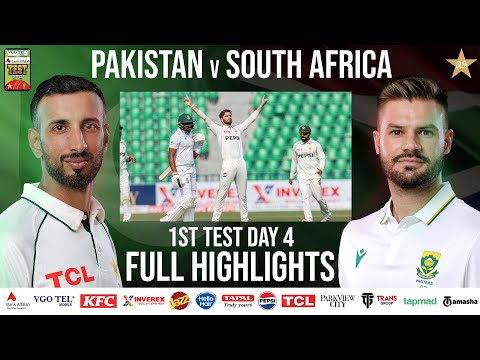 Full Highlights | Pakistan vs South Africa Test Series 2025 | 1st Test Day 4 | PCB | M2R1U