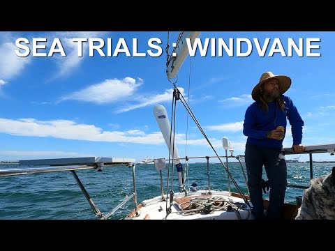 Sailomat Windvane 3040 Test sail off the coast of Long Beach, California