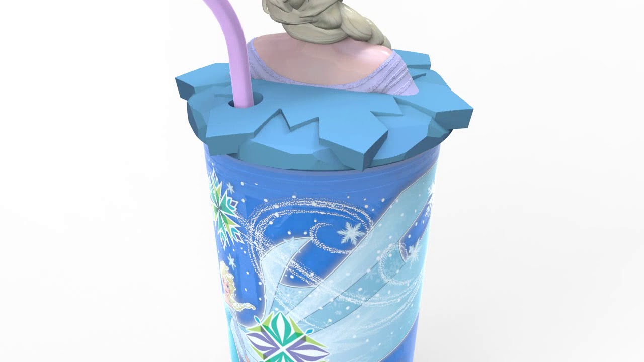 Zak Designs: Disney Frozen Plastic Tumbler with Straw