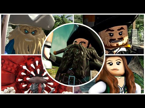 Lego Pirates of The Caribbean  - All Bosses