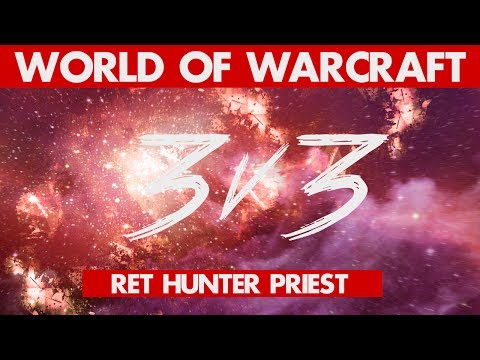 Ret Hunter Priest vs. KFC Warrior Hunter Priest - 3v3 WoW MoP Arenas